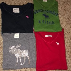 Abercrombie kids lot of 4 shirts